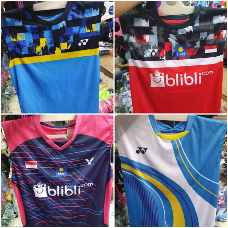 SINGLET BADMINTON BULU TANGKIS MURAH