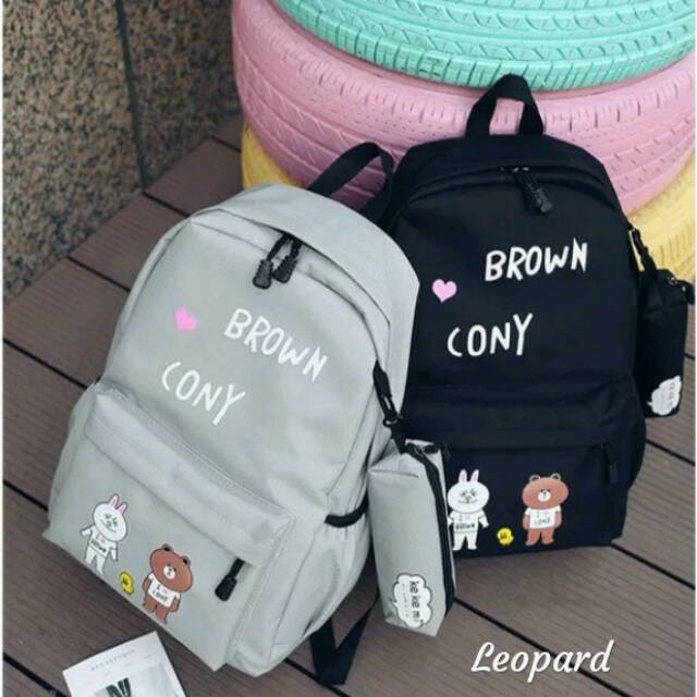 Back Pack Double Decker_Tas Ransel Anak_Lol_Unicorn_Superhero_Paw Patrol_Shopkins Fashion Cewek W5Q3