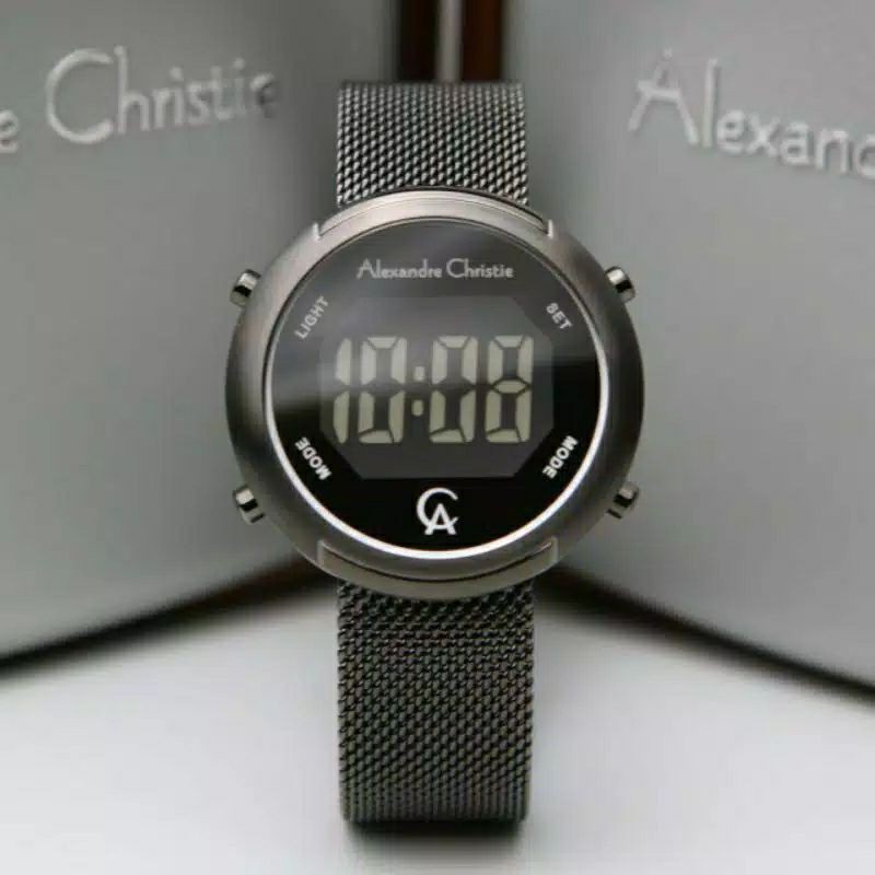 Jam tangan wanita Alexandre Christie AC 9337 AC9337 rantai black