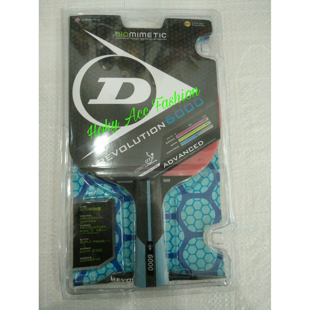 Bet Pingpong - Bat Pingpong Tenis Meja Dunlop Evolution 6000 Original
