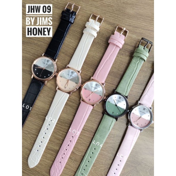 JHW 09 ❤️ GRATIS BOX ❤️ JAM TANGAN CEWEK JIMS HONEY FREE BOX