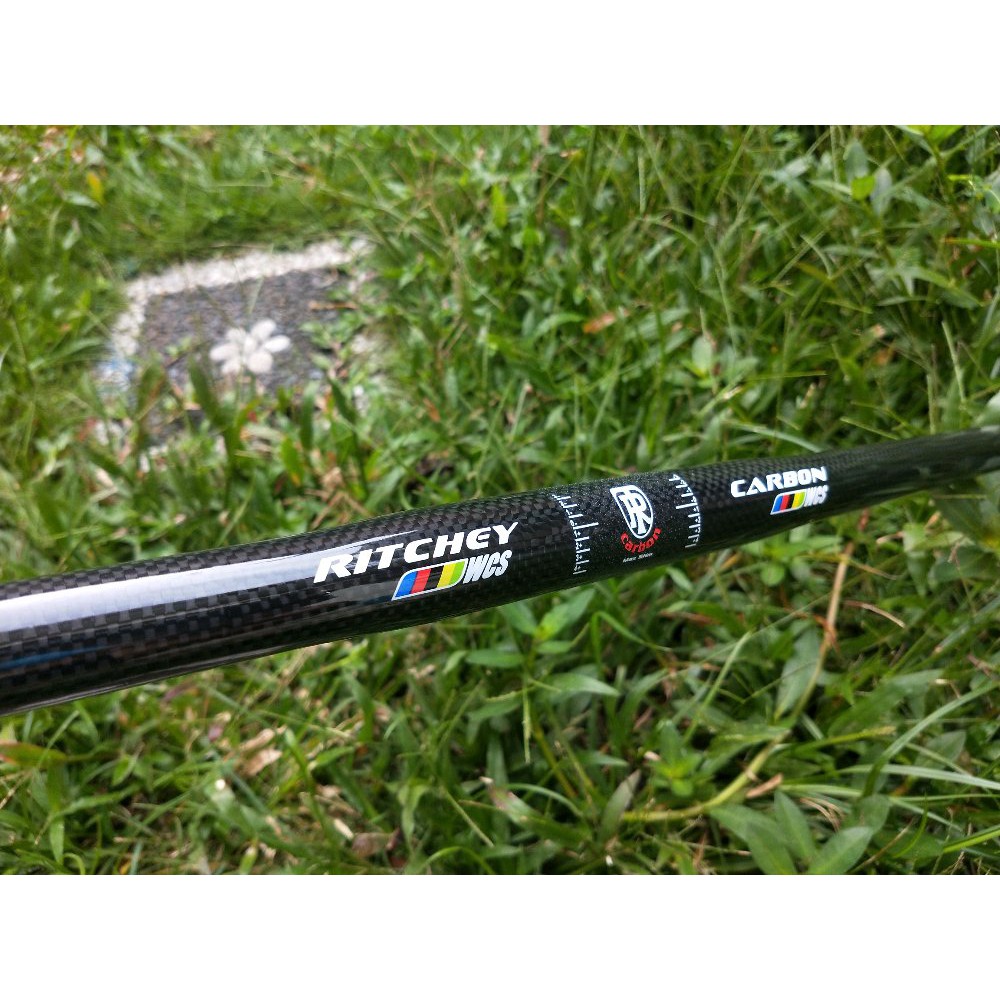 stang flat lurus handlebar ritchey carbon 25.4mm untuk seli sepeda lipat