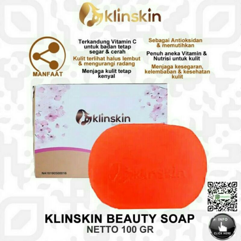 Sabun KLINSKIN ORIGINAL BPOM | Sabun Pemutih Seluruh Tubuh |