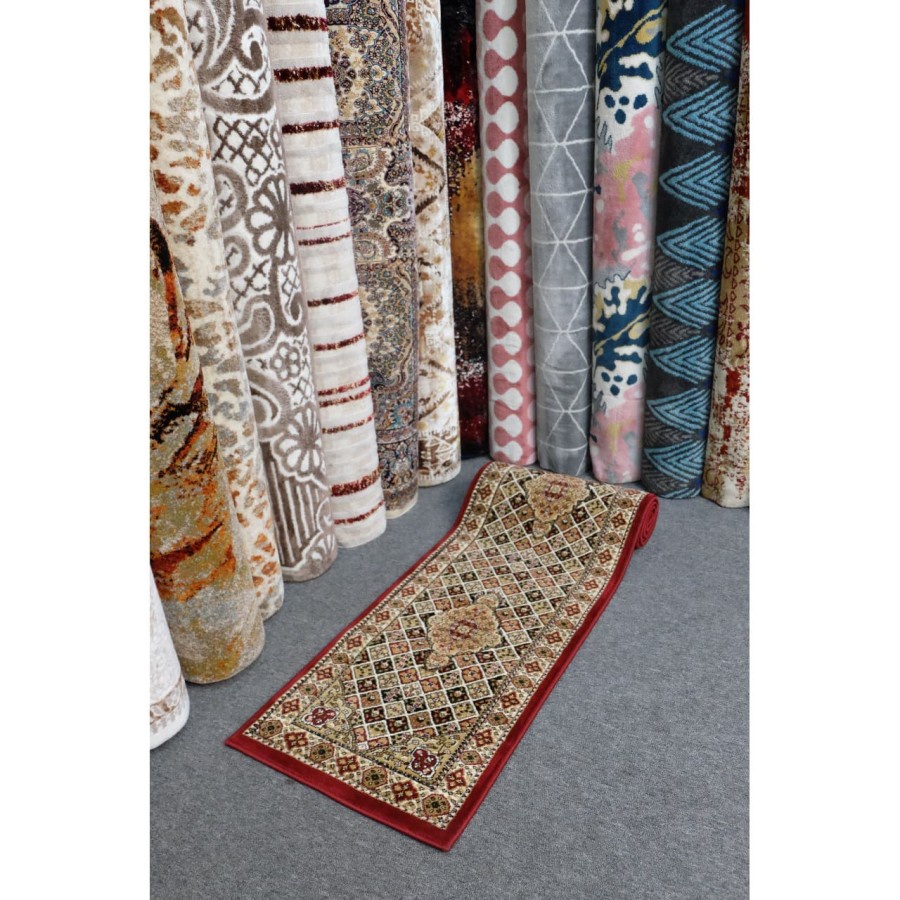 Karpet Luxury Turki Dark Red Uk. 55x230-2