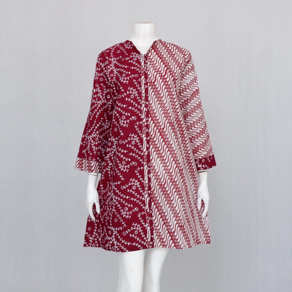 LANGITJUA BATIK SOLO - GYANDRA TUNIK BATIK | DRESS BATIK BUSUI FRIENDLY