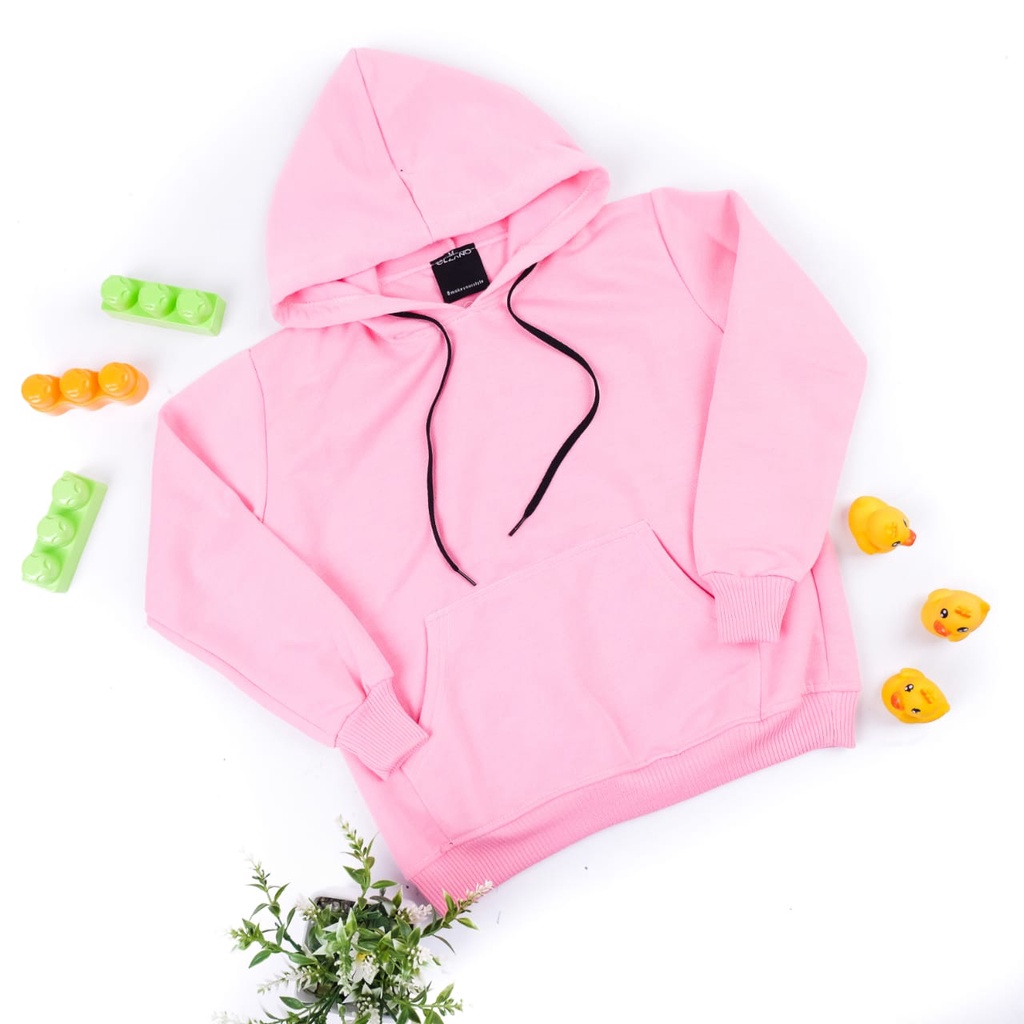 Kid's Natural Hoodie || Sweater Hoodie Anak Polos || 17 WARNA SIZE S M L XL