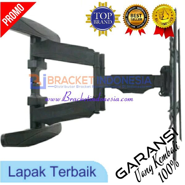 Bracket LED TV Swivel 4 Arah 50 55 60 65 Inch all merk tv