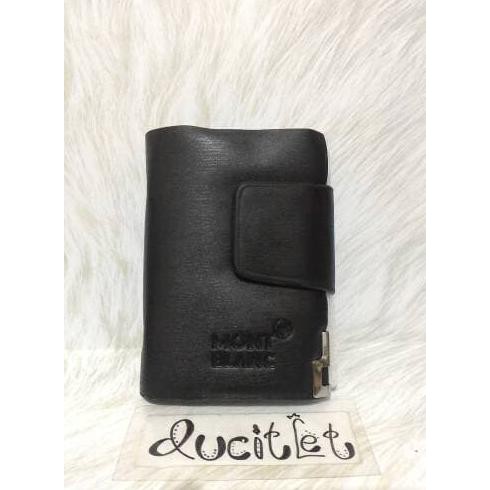 {Best Seller} Dompet/Wallet Kartu Kredit/Nama/Atm Kulit Mont Blanc