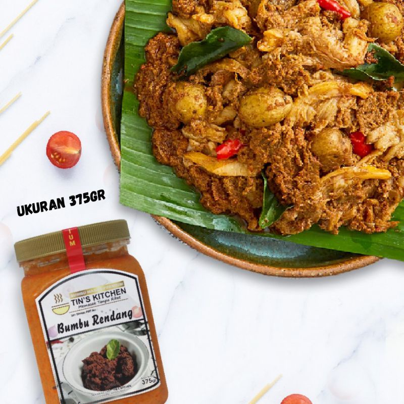 

Bumbu rendang tin's kitchen 375gr