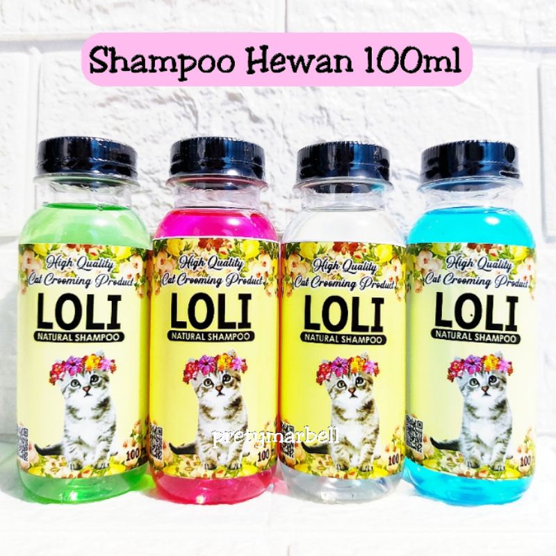 Shampoo Kucing Hewan Anti Kutu Jamur Loli 100ml Murah