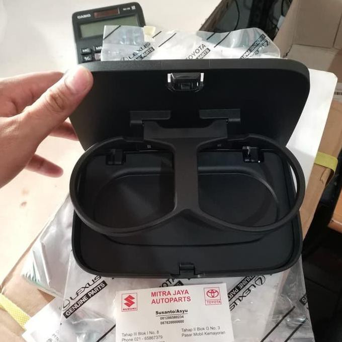 interior mobil - HOLDER TEMPAT BOTOL MINUM JOK BELAKANG INNOVA REBORN TIPE V Q ORIGINAL