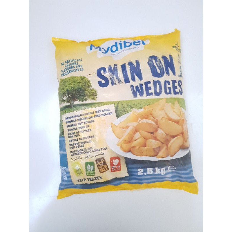 Mydibel Skin On Wedges Kentang Goreng 2.5kg