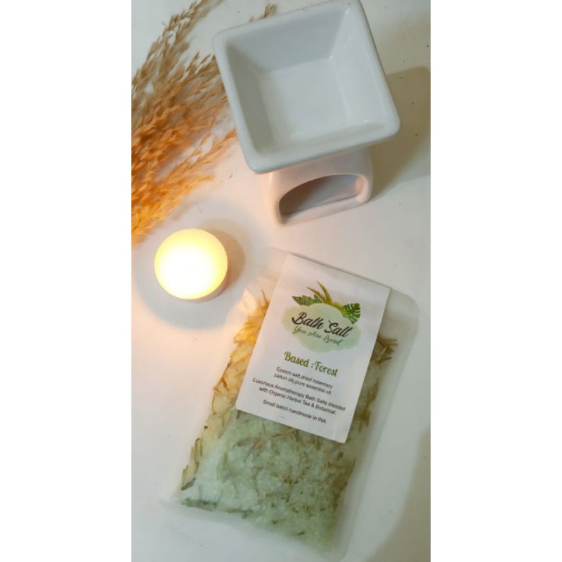garam mandi epsom bath salt dengan bunga asli aromaterapi