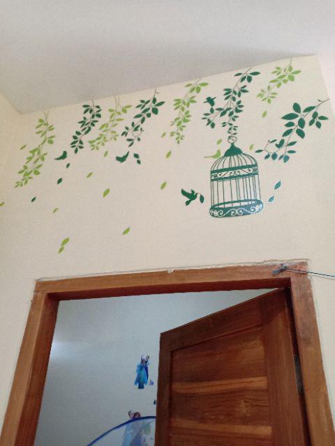 Wallsticker 43 Sangkar Hijau