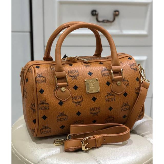 MCM Speedy Leather