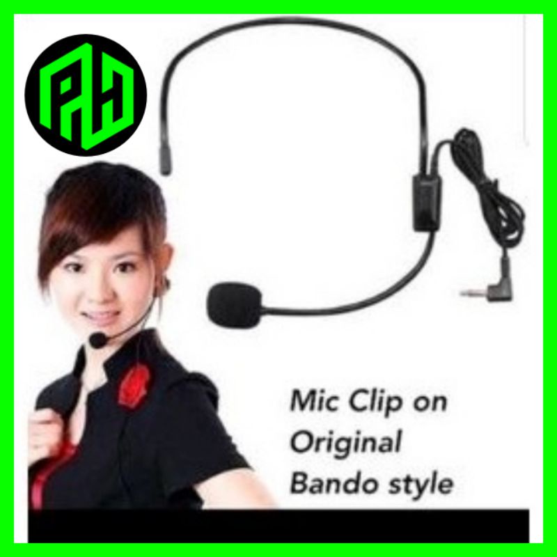 MIC CLIP ON BANDO KUALITAS BAGUS MICROFON