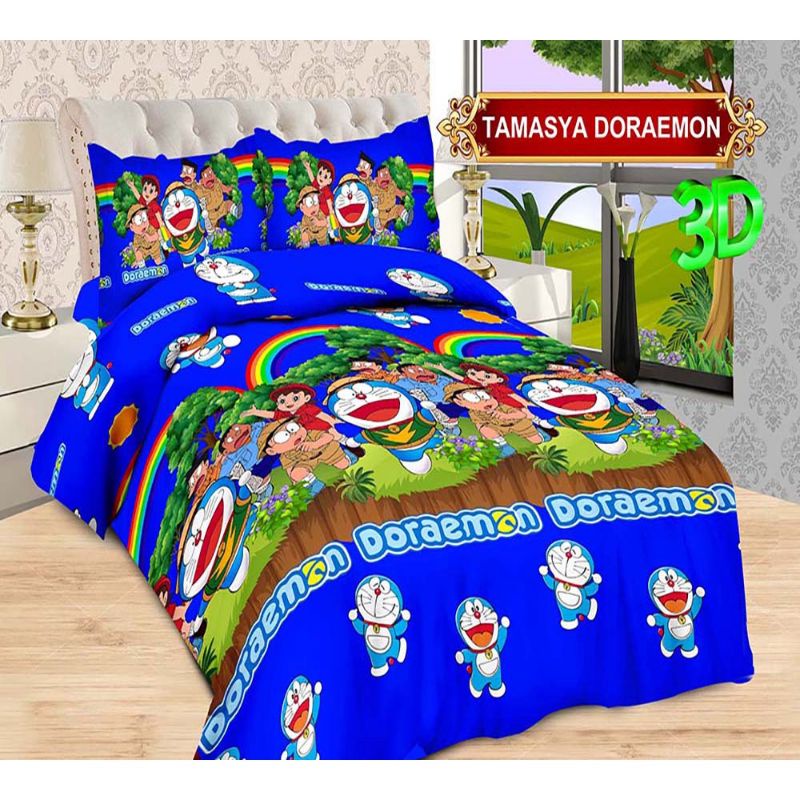 Sprei Duo Sorong 2in1 Bonita Doraemon 120x200