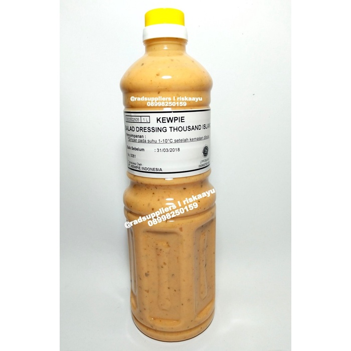 

SAUS-DRESSING- KEWPIE SALAD DRESSING THOUSAND ISLAND 1LITER -SAUS-DRESSING.