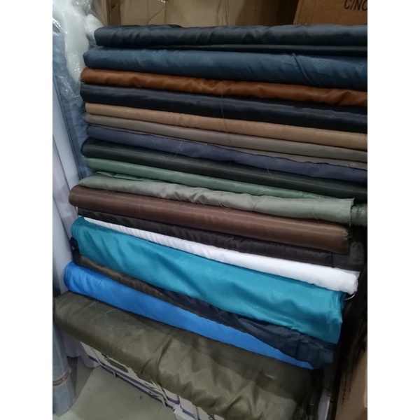 Bahan Kain saten lapisan Jas 1 Meter / Bahan Kain Satin Murah