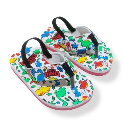 Sandal Bayi Motif GREEN DINO Terbaru Lucu