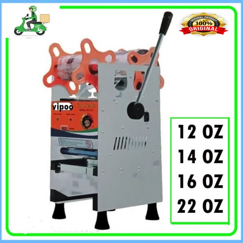 Vipoo.Omicko Cup Sealer Machine V-D9 / Mesin Penyegel Gelas Minuman Ukuran 12oz-22oz ORI