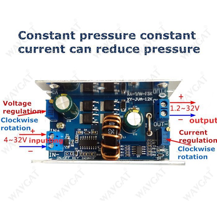 DC-DC Step Down DC 12A Constant Voltage Charging Led Driver G196