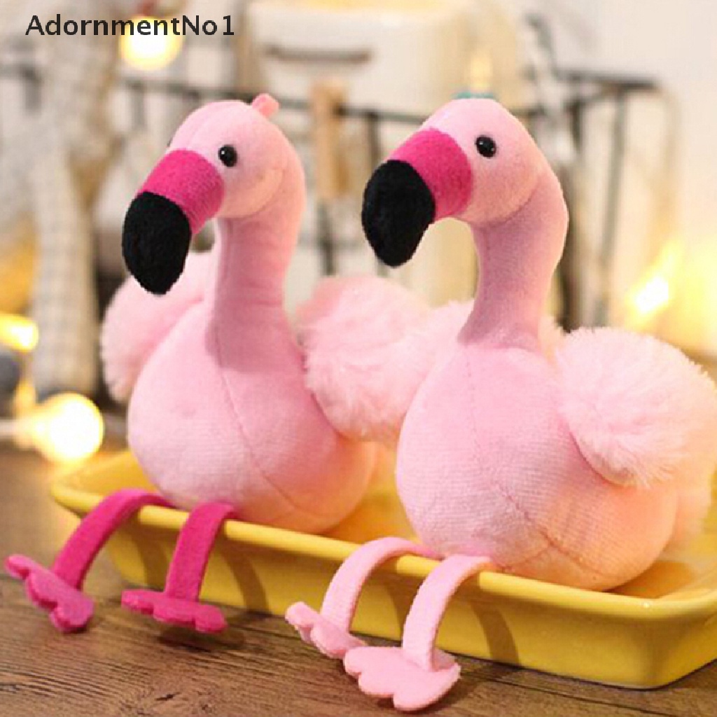 (AdornmentNo1) Gantungan Kunci Bentuk Flamingo Bahan Plush