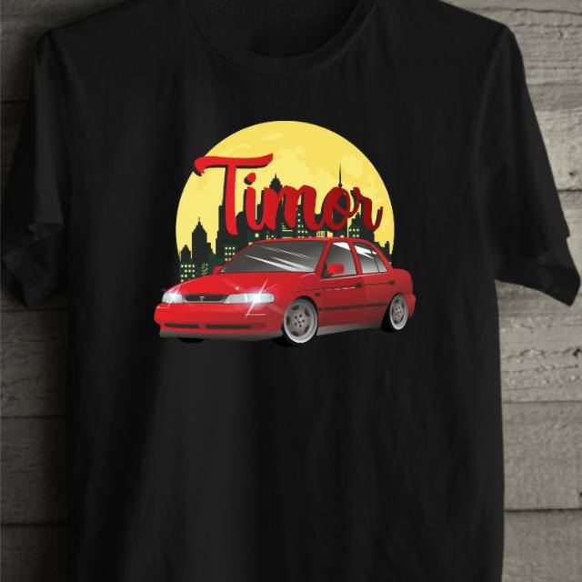 Kaos mobil Timor, made by order, custom t shirt