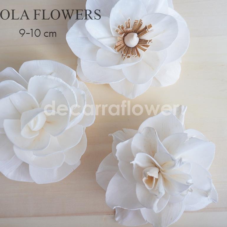 Stock Ready Sola Flower / Sola Wood Reed Diffuser / Bunga Sola 9-10CM