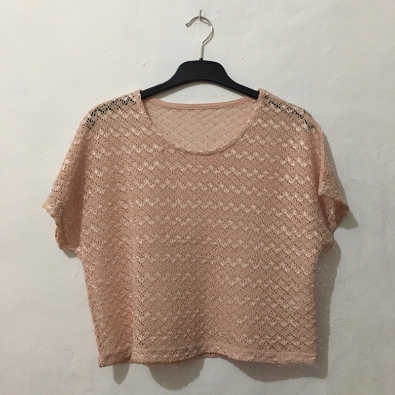 PRELOVED Crop Top Colza