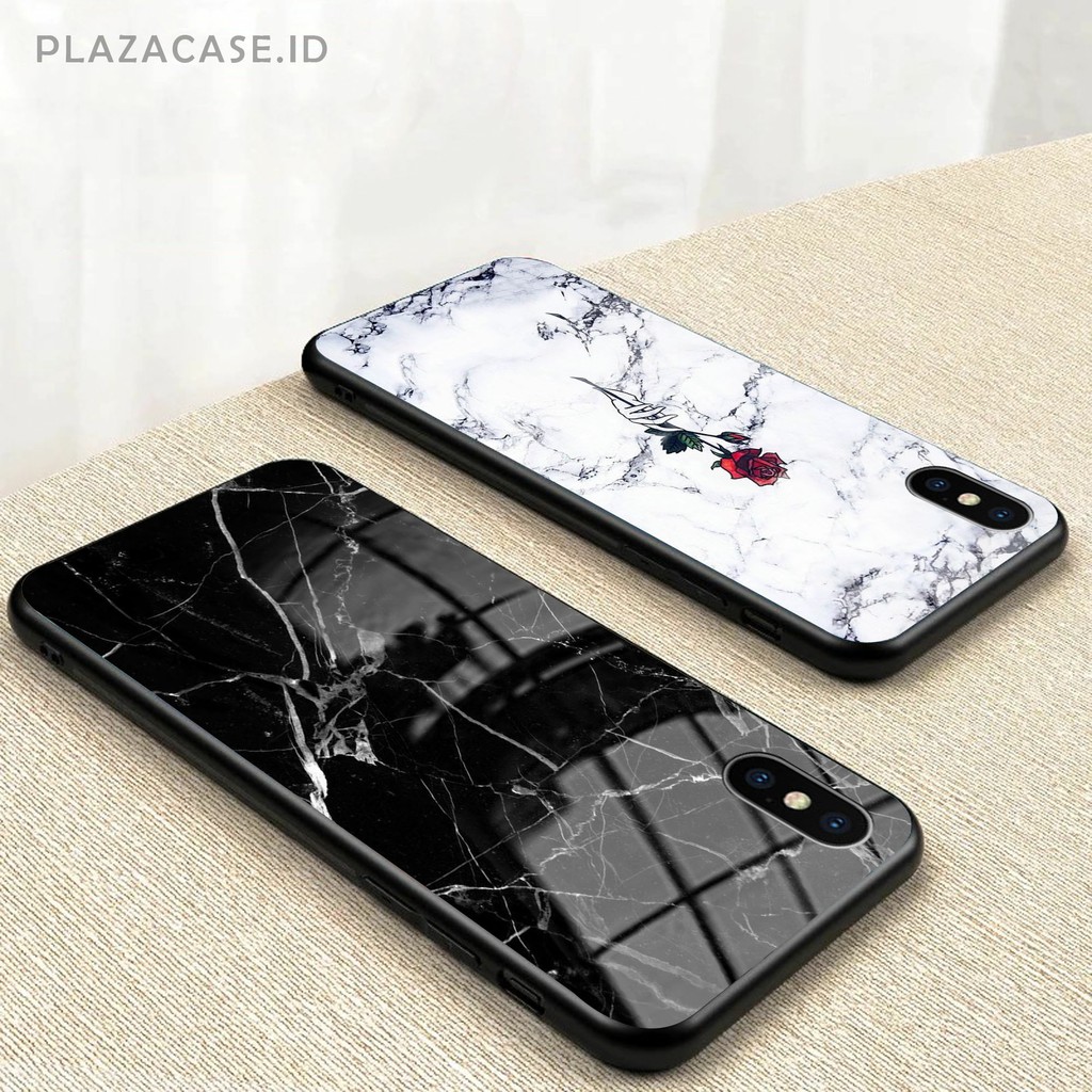 [K05]Soft Case Glass Marble Xiaomi Redmi 3 4a 4x 6a 7a 8a 6 7 8 Note 4 4x 5a 6 7 s2 mi a2 mi a2 lite