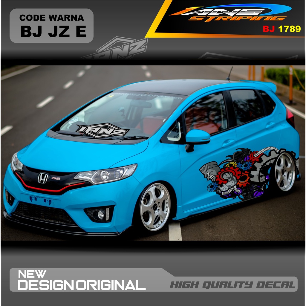 STIKER VARIASI MOBIL HONDA JAZZ MOBIL AGYA AYLA AVANZA DLL / STIKER VARIASI MOBIL / DECAL STIKER MOBIL