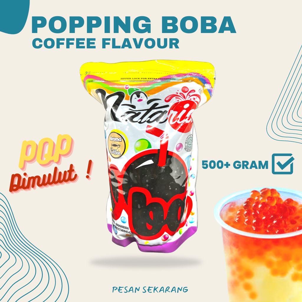 

Popping Boba Coffee 500g Cobain Dulu!