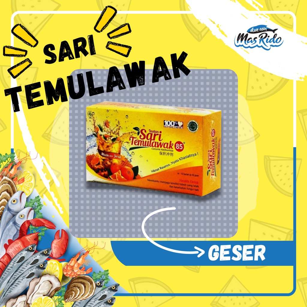 

Sari Temulawak Instan 85 + Madu Jeruk 10 Sachet 20 Gram Health Praktis