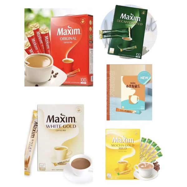 

MAXIM COFFEE KOREA ALL VARIANT