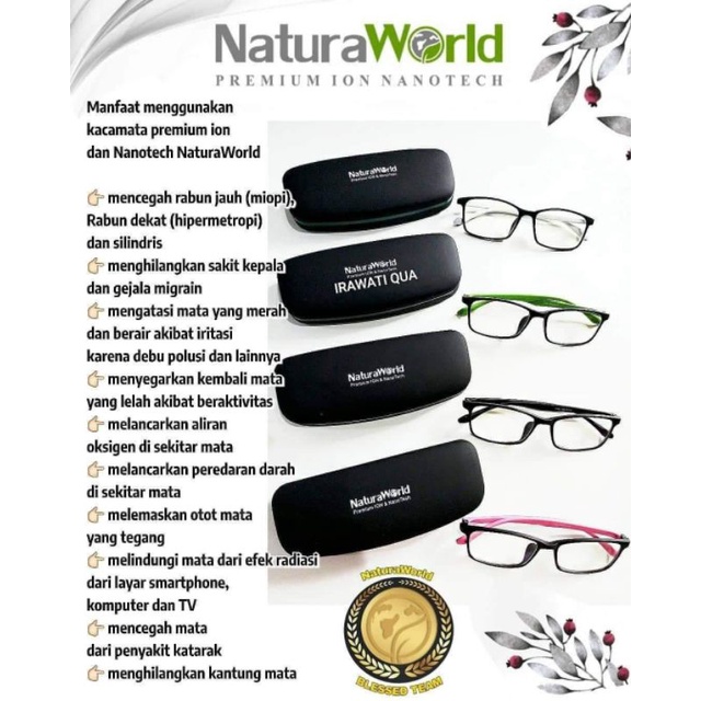 Ion Nano Eyeglasses NaturaWorld kacamata