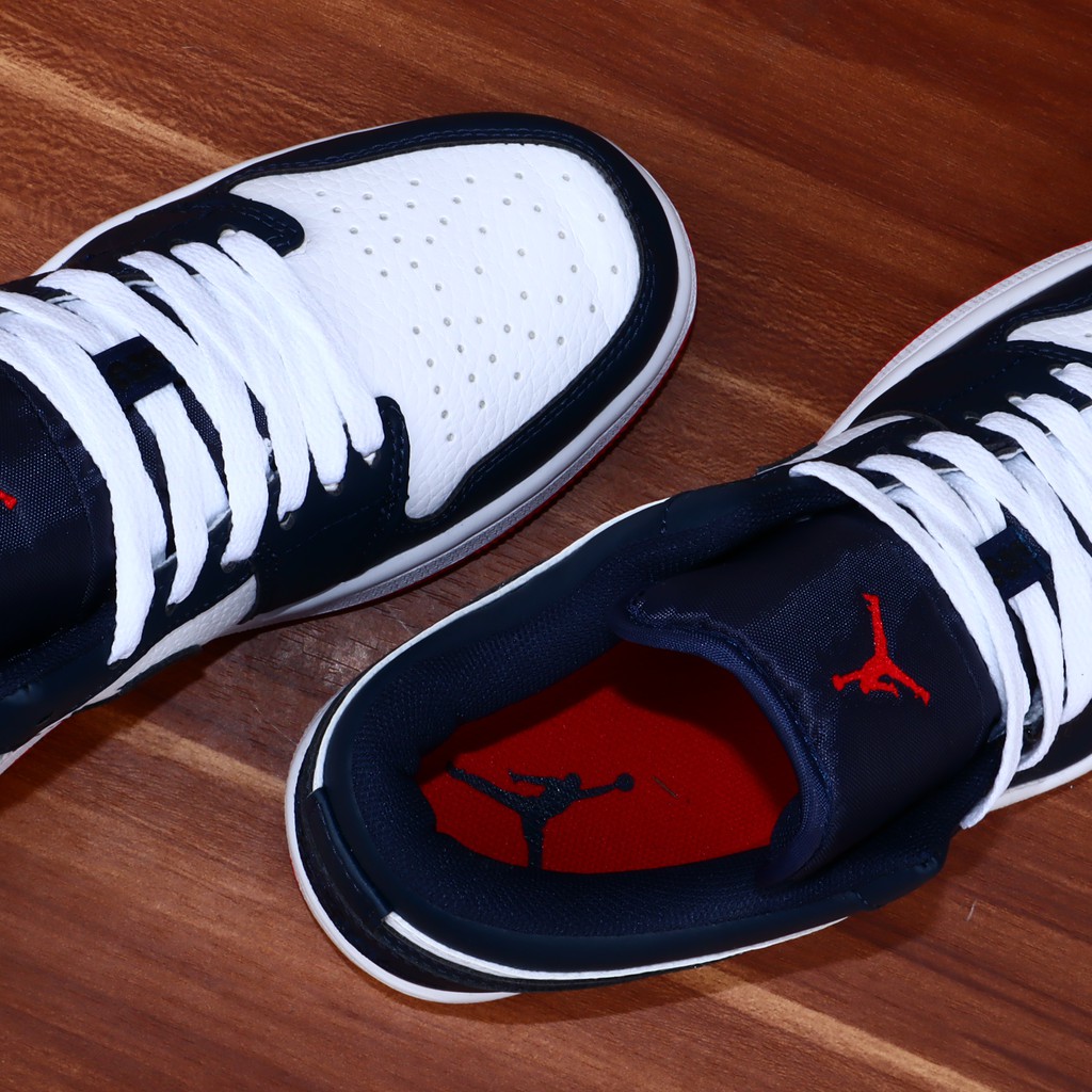 light blue and dark blue jordans