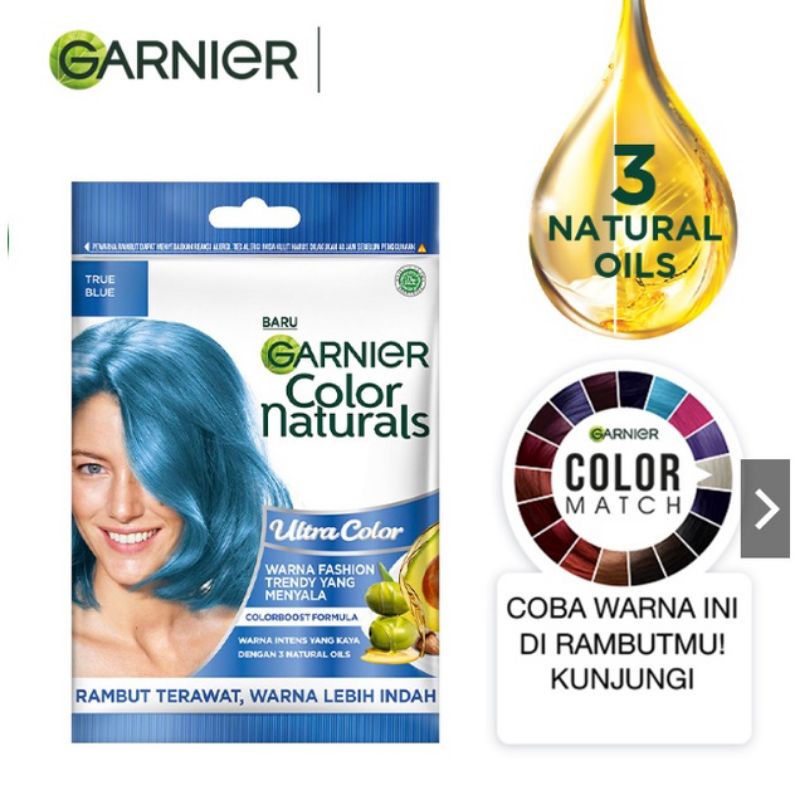 Garnier Color Natural Ultra Color Sachet / cat rambut garnier