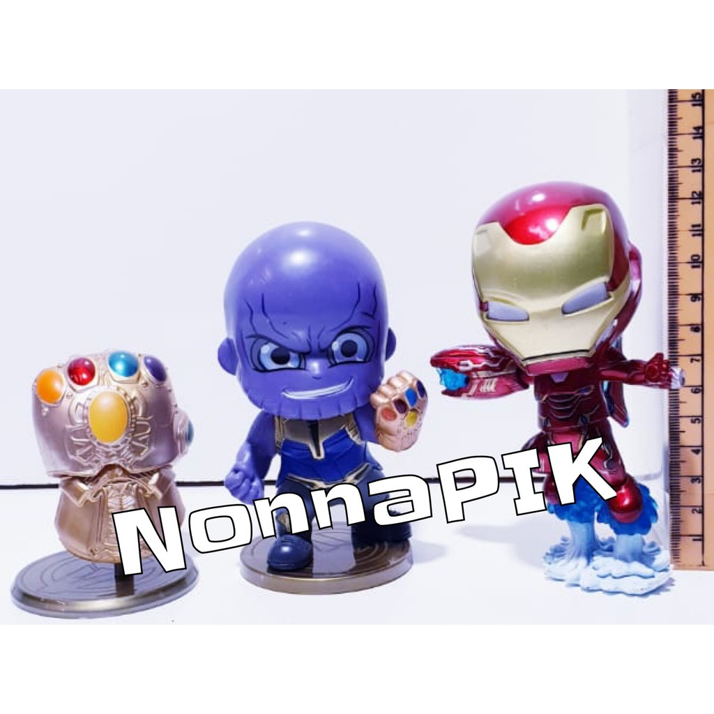 CHIBI - Action Figure Pajangan Boneka Superhero Avengers Super Heroes DC Justice League