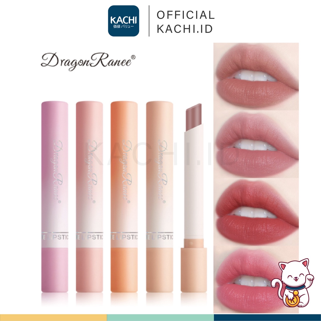 KACHI - DRAGON RANEE Tube Lipstick Matte Peony Orchid Lipstik 16 Varian Warna Dragonranee DR006