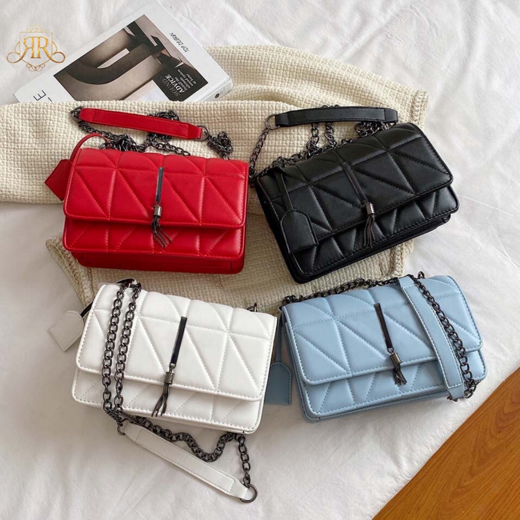 TAS WANITA TAS PESTA KERJA KANTOR KONDANGAN ARISAN IMPORT FASHION KOREA KULIT CEWEK PEREMPUAN MODEL TERBARU KEKINIAN tas selempang sling bag women fashionable cewek perempuan TAS HANGOUT HADIAH KADO PACAR IBU MAMA ANNIVERSARY