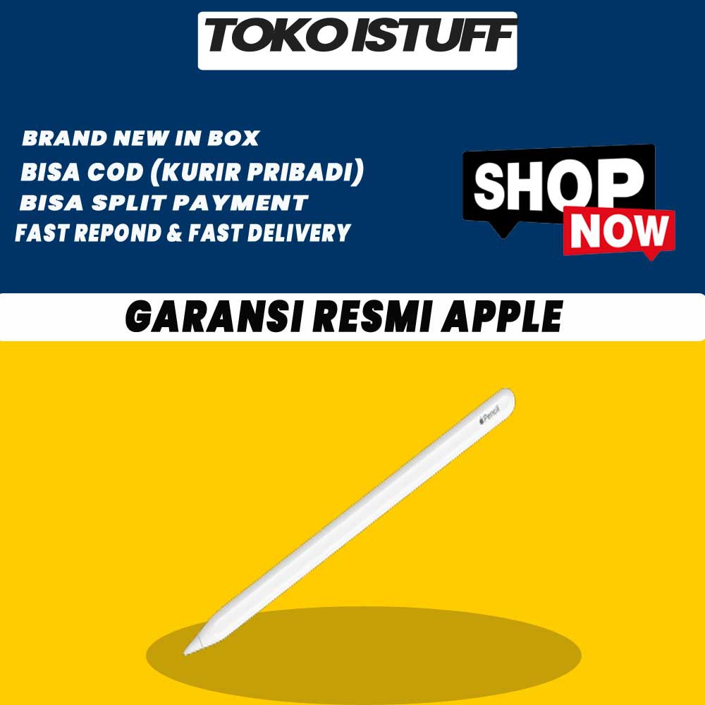 Apple Pencil iPad Garansi IBOX STORE 1 Tahun Stylus iPad