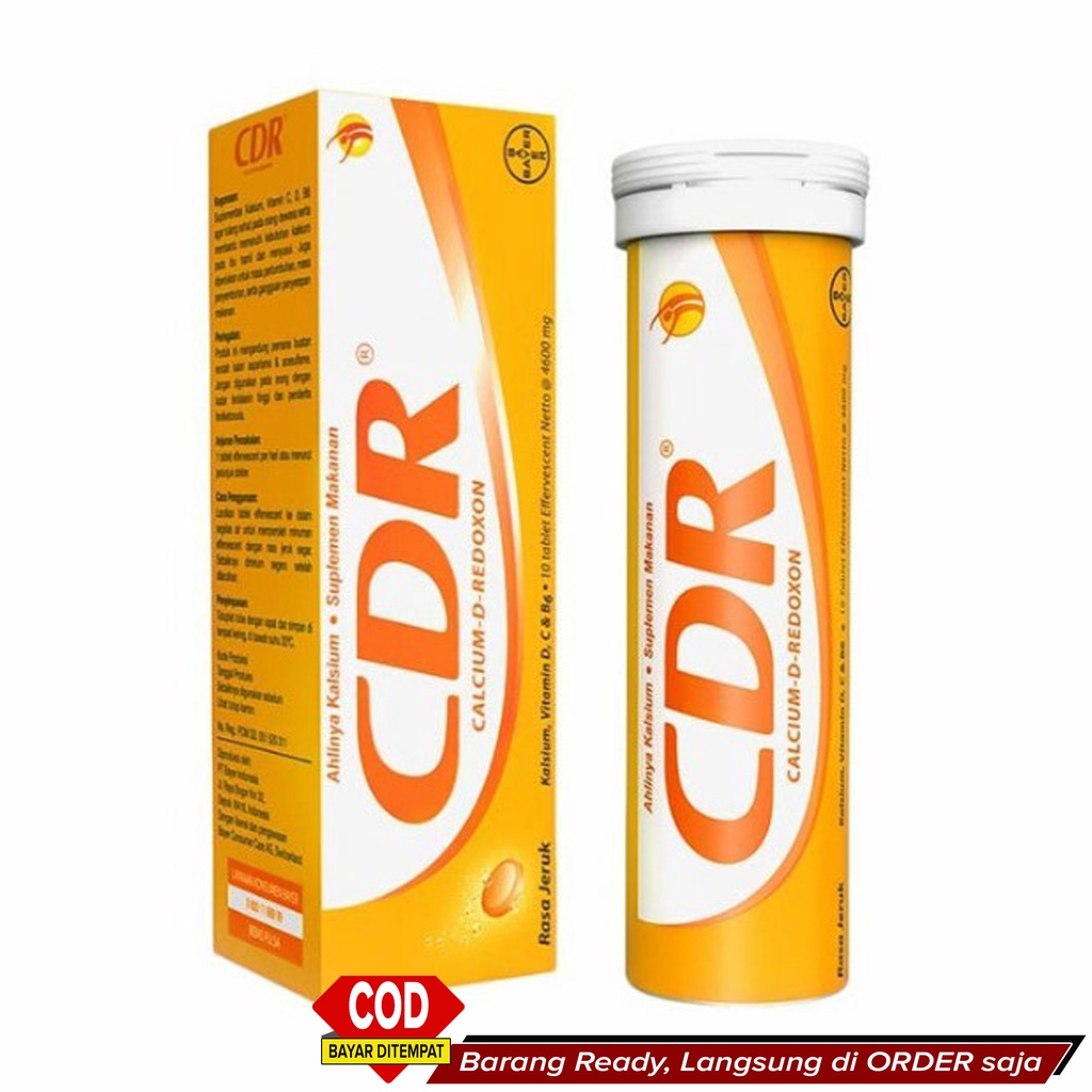 Best Seller Vitamin Ibu Hamil Vitamin Cegah Cacat bawaan janin ~ CDR TUBE isi 10tablet ~ E084