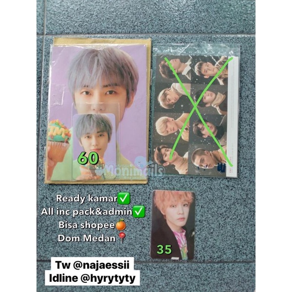 WTS PHOTOCARD OFFICIAL JAEMIN SG21 CHENLE AGENT