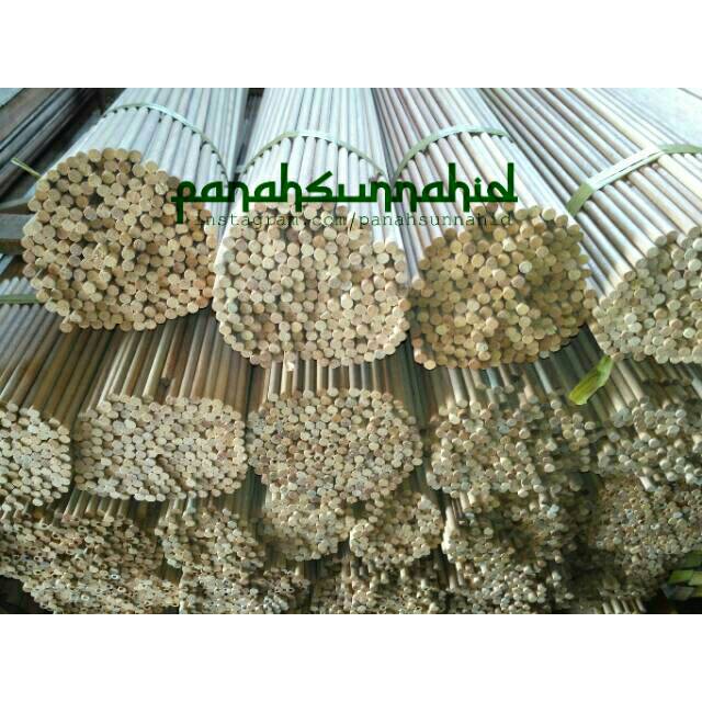 (MIN ORDER 10PCS) dowel kayu ramin stik kayu bulat Shaft ramin
