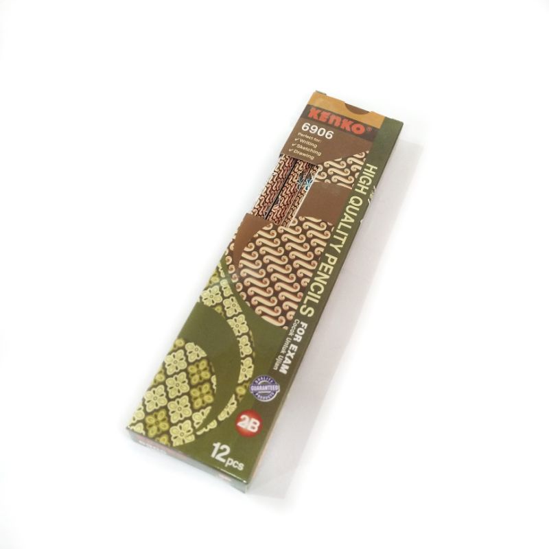 

Pensil 2B KENKO Motif Batik- 6906 / Motif Zoo-6388 (1 pak isi 12 pcs)