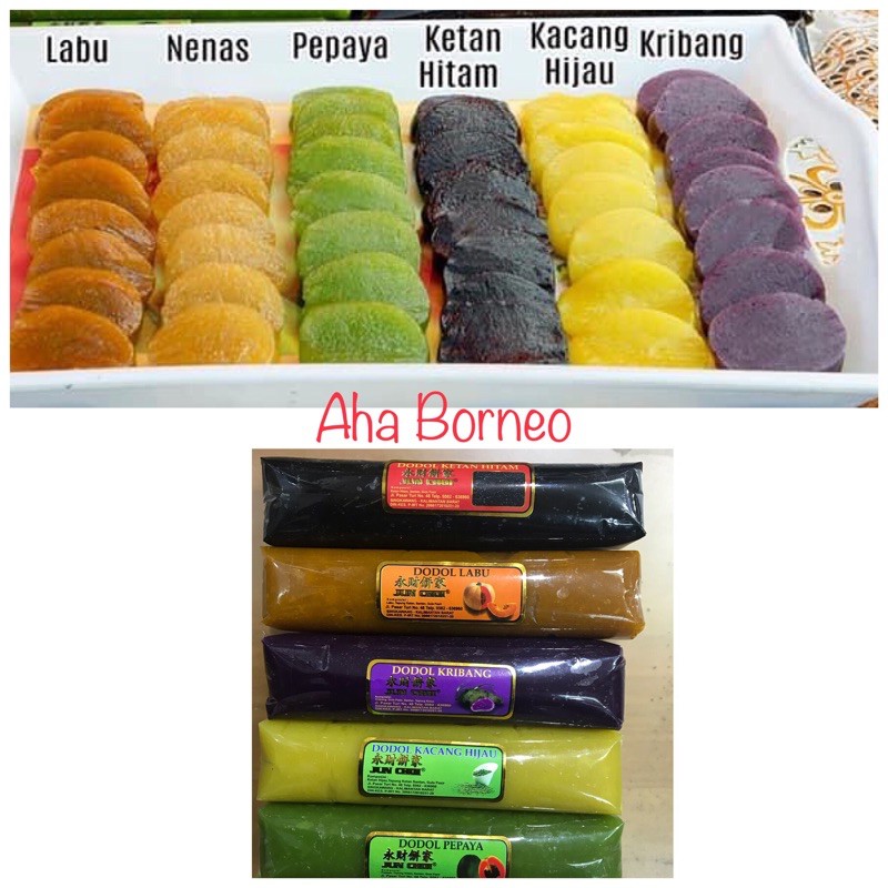 

6 Jenis Dodol Singkawang / Labu / Nenas / Pepaya / Ketan Hitam / Kacang Hijau / Ubi Ungu Kribang