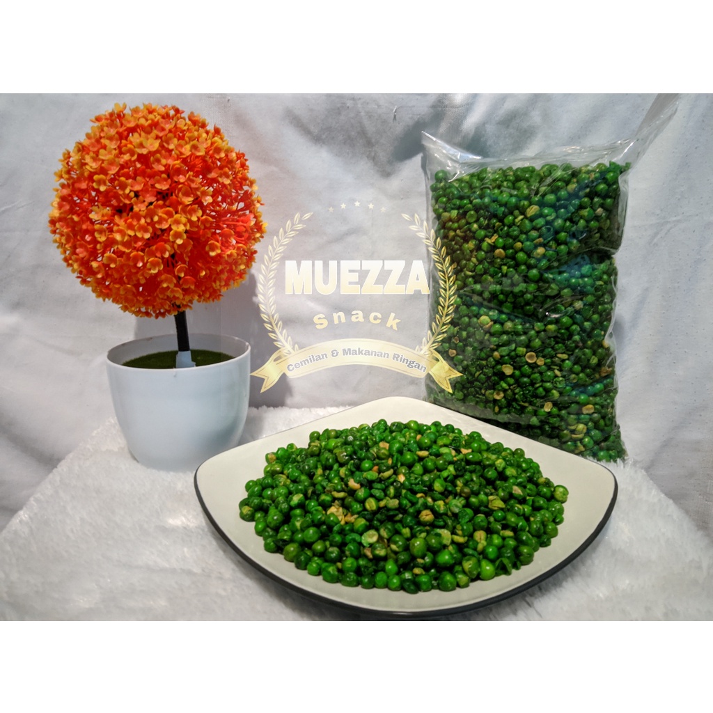 

Kacang Polong / Kacang Ijo Netto 500 gr Snack Dan Cemilan