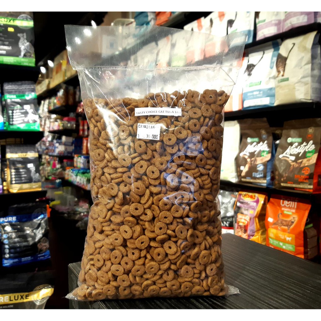 Tasty Choice Cat Tuna 1 Kg / Repack Tasty Choice Cat / Makanan Kucing Kiloan 1 Kg