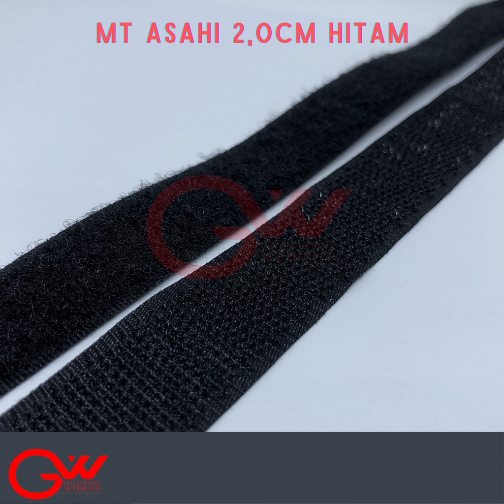 Perepet / Velcro / MT Perepet 2,0cm Hitam ECERAN